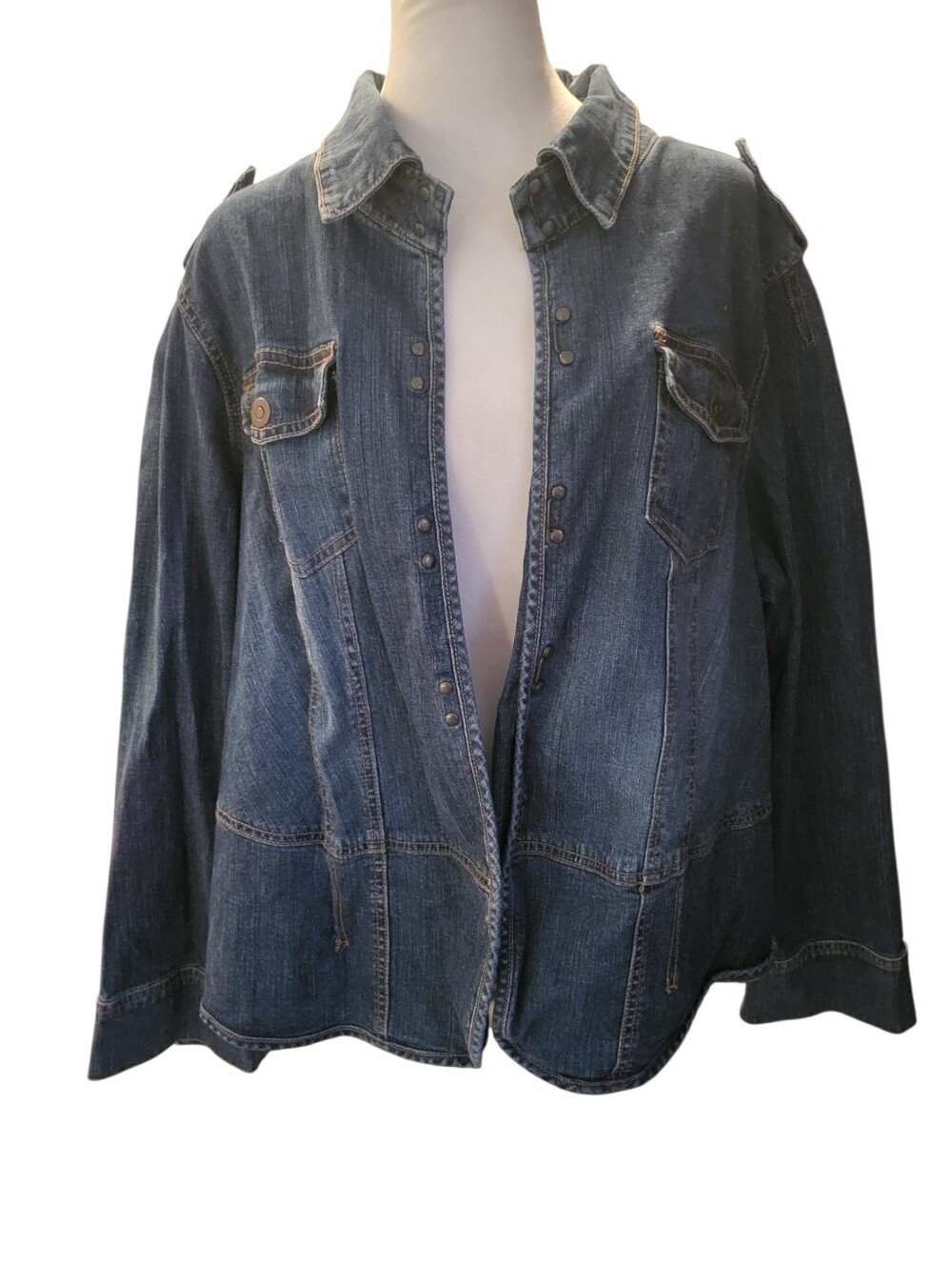 Venezia Plus Denim Jacket Blue sz 18/20